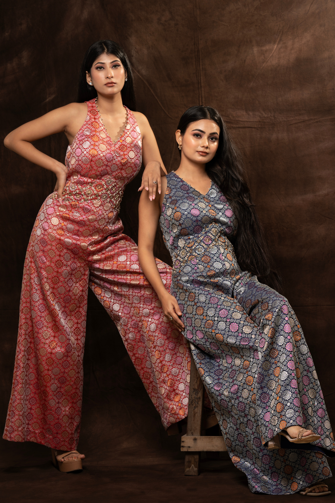 Brocade jumpsuit