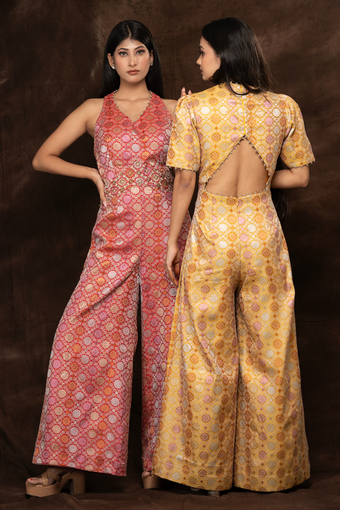 Brocade jumpsuit