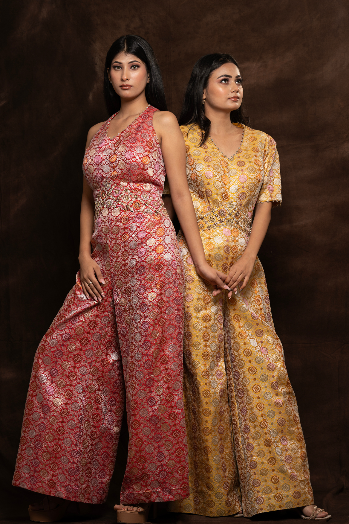 Brocade jumpsuit