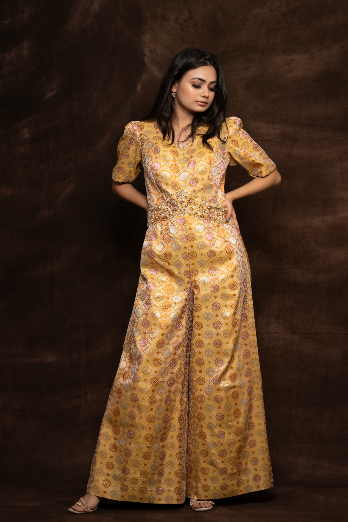 Brocade jumpsuit