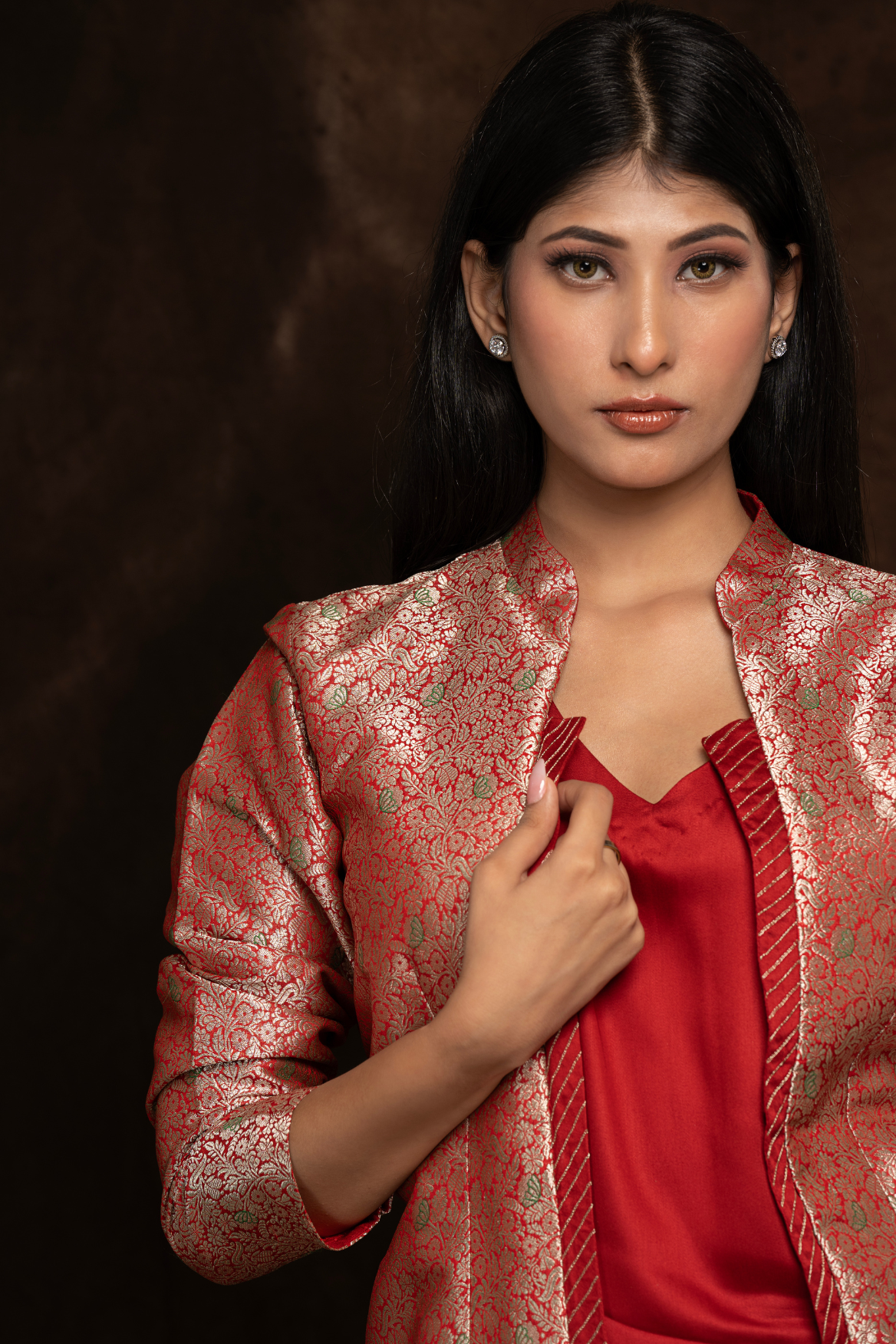 Brocade 3 piece co-ord set