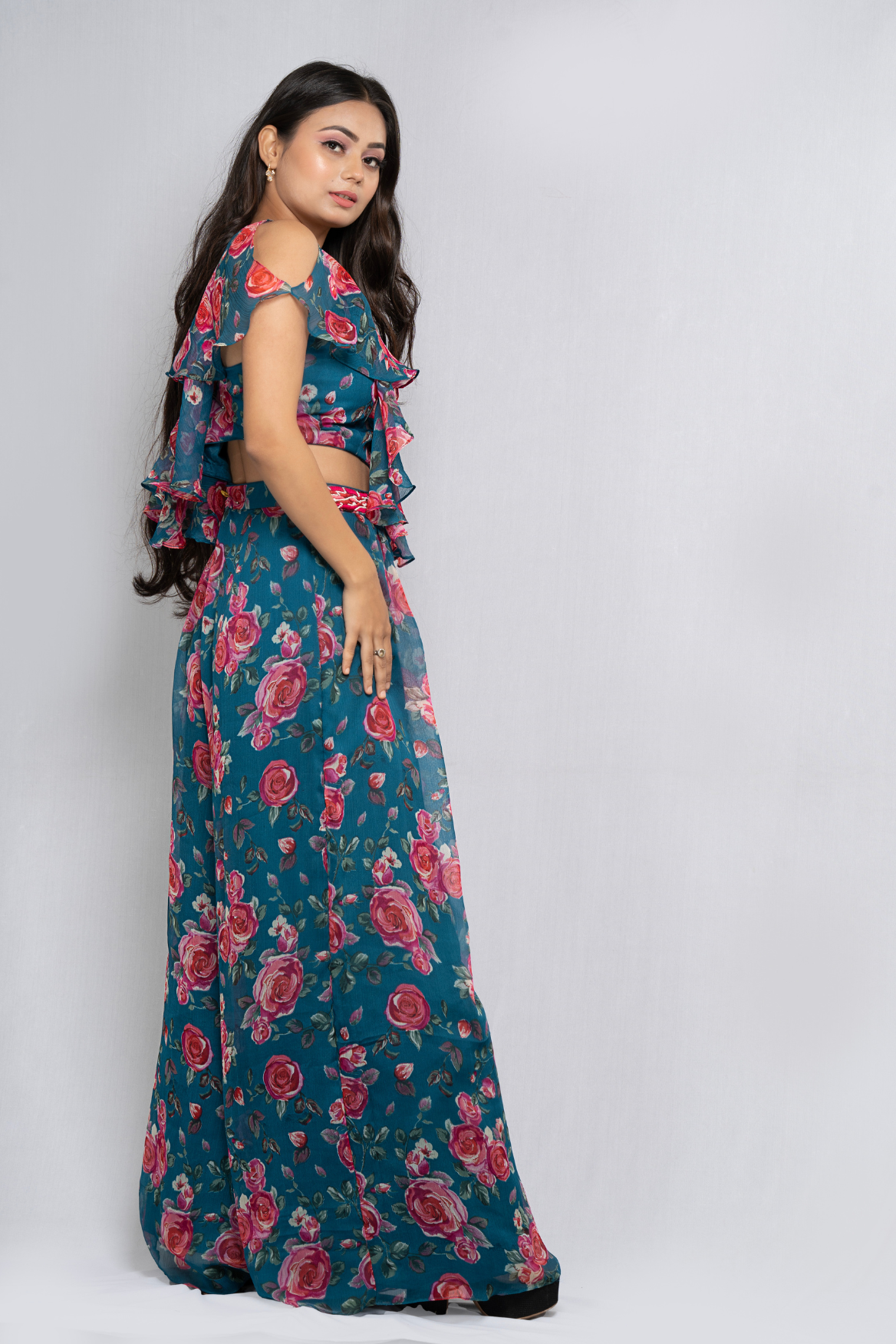 Ruffled jumpsuit