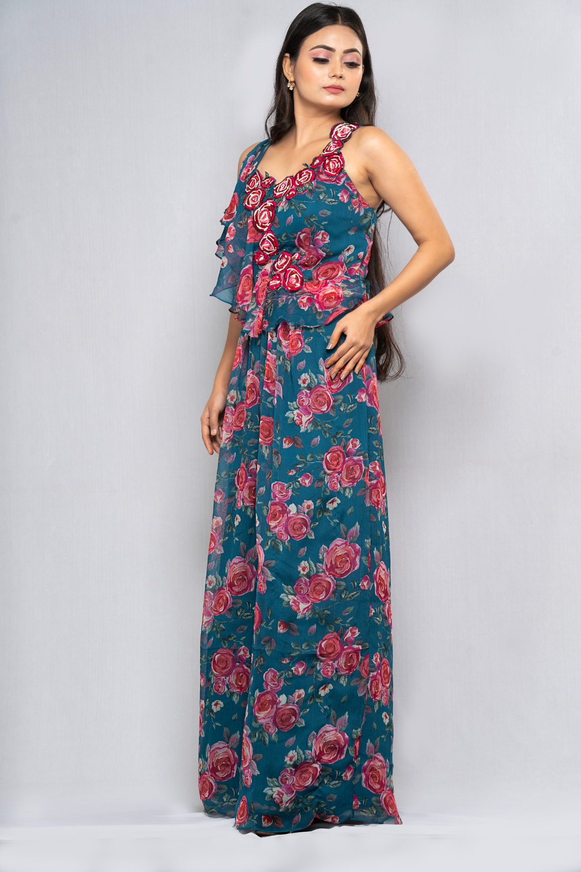 Ruffled jumpsuit