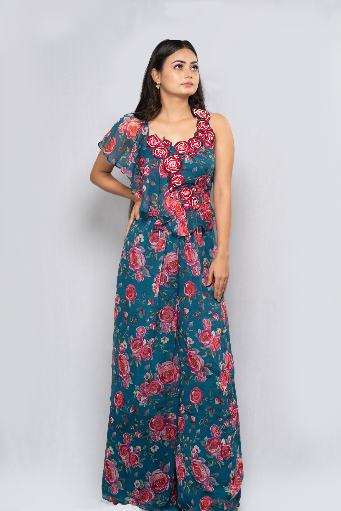 Ruffled jumpsuit