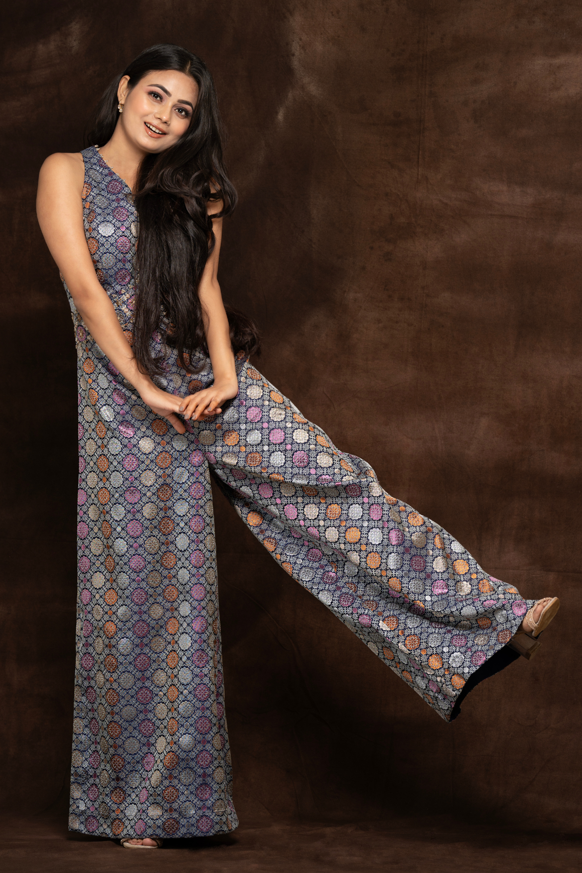 Brocade jumpsuit
