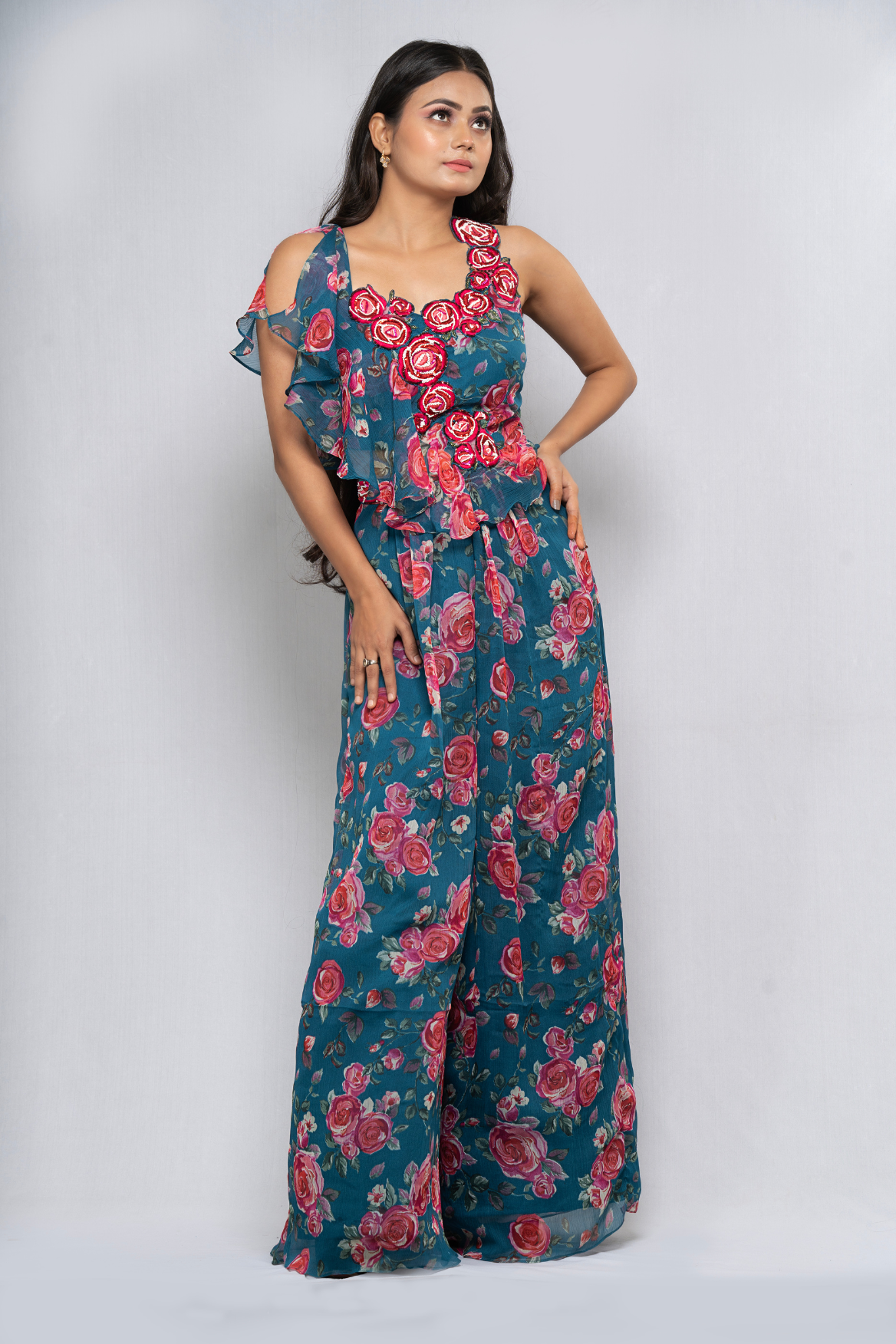 Ruffled jumpsuit