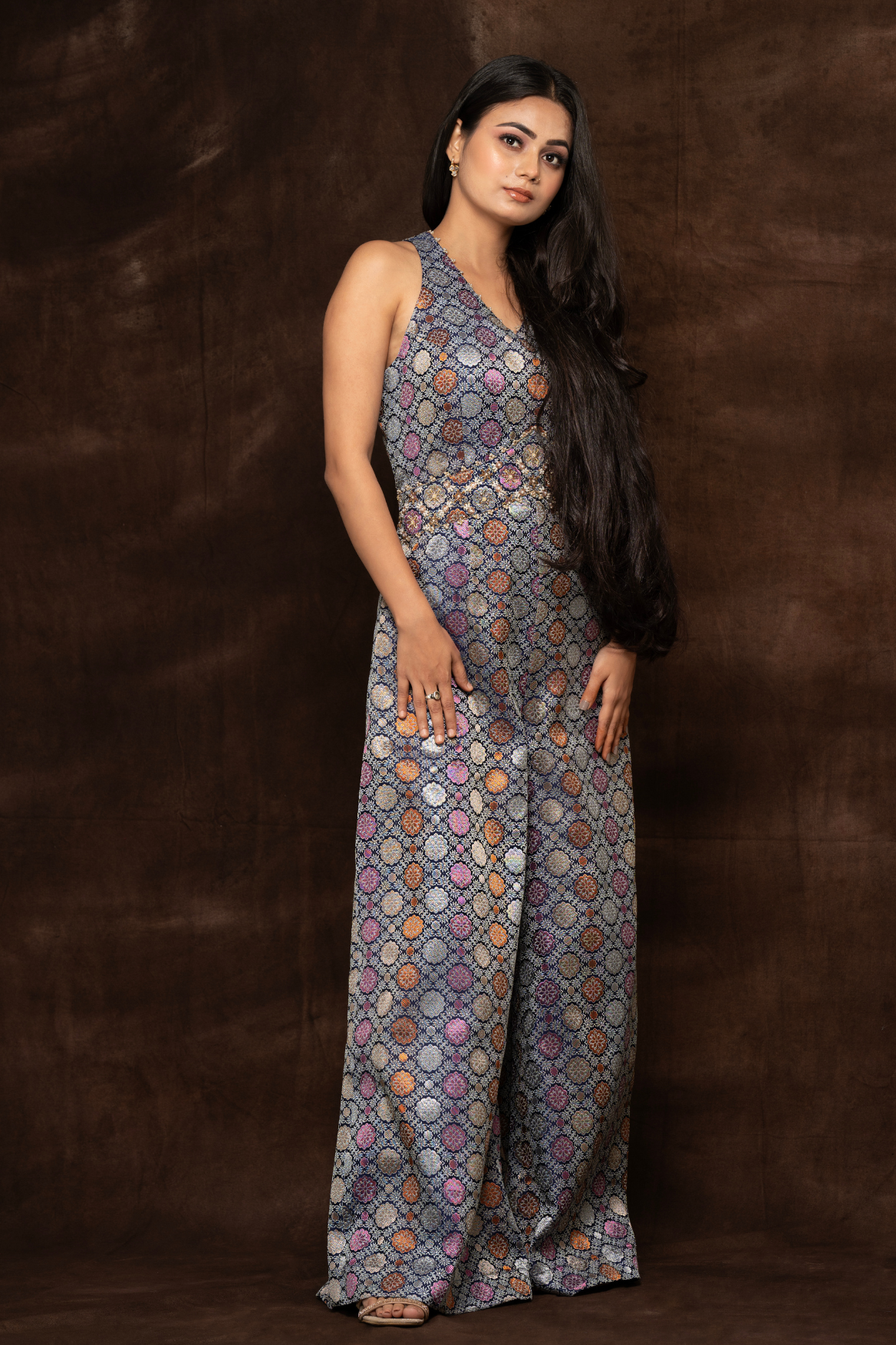 Brocade jumpsuit