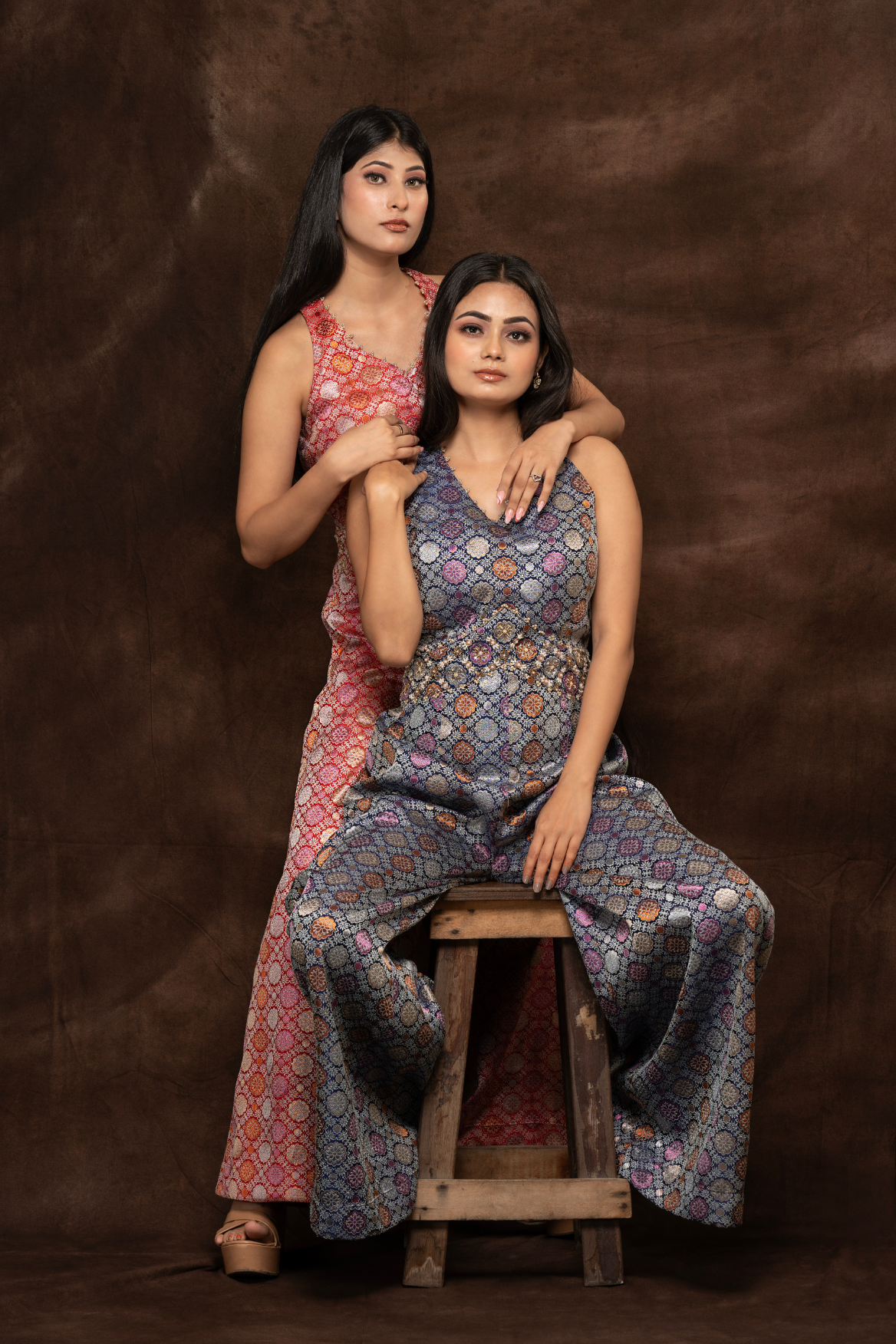 Brocade jumpsuit